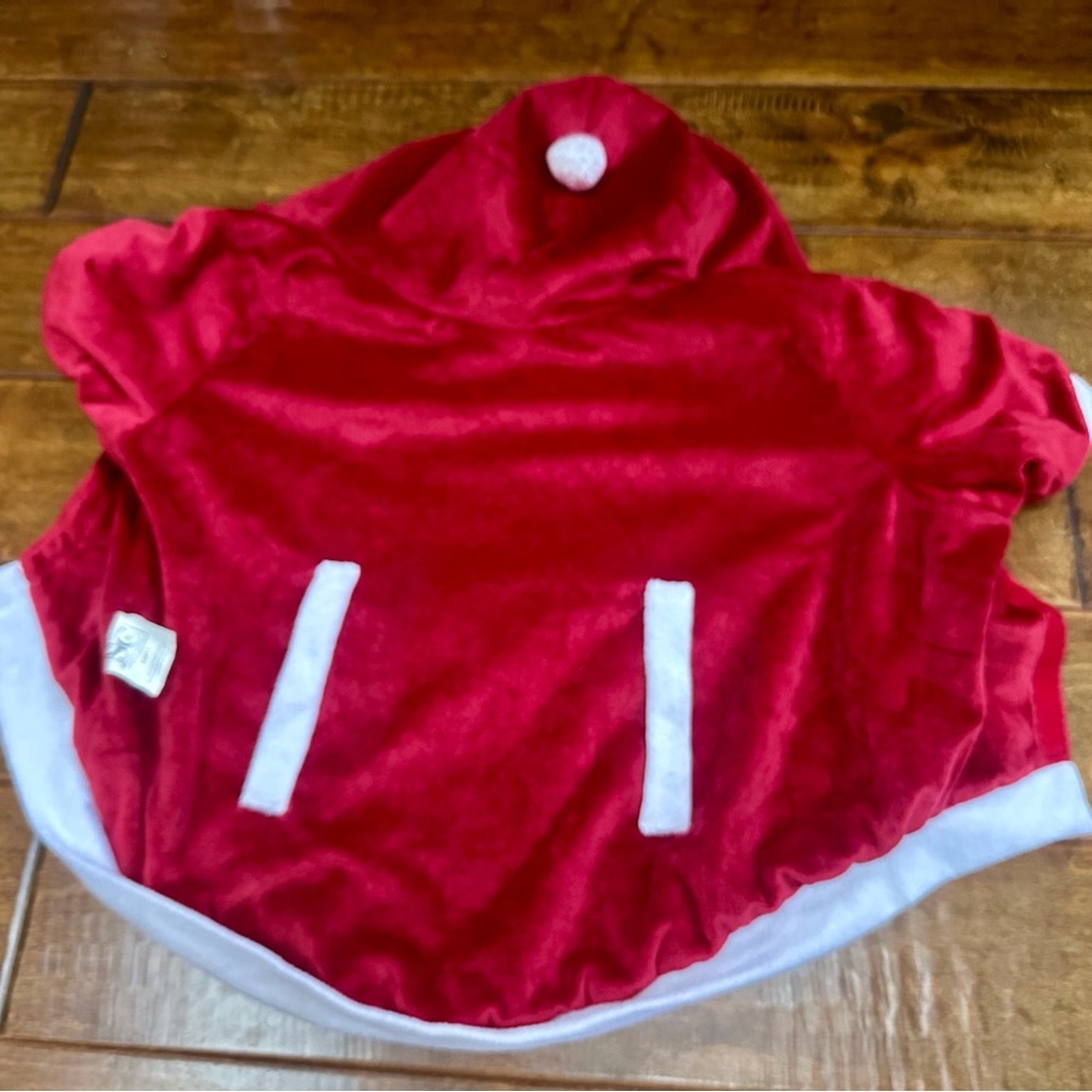 Reversible Red Velvet Dog Hoodie